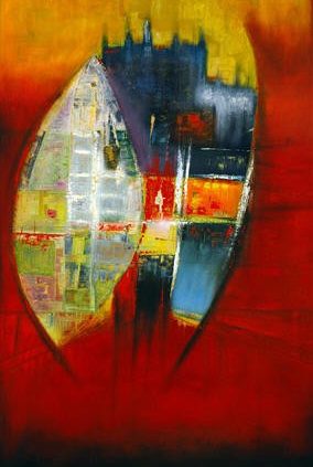 Budhys | Red Abstract